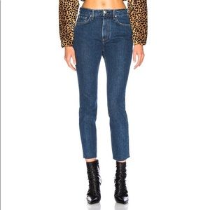 Rag & Bone | High Rise Ankle Skinny Jean in Dark Stone Size 25